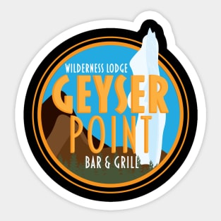 Geyser Point - Wilderness Lodge Sticker